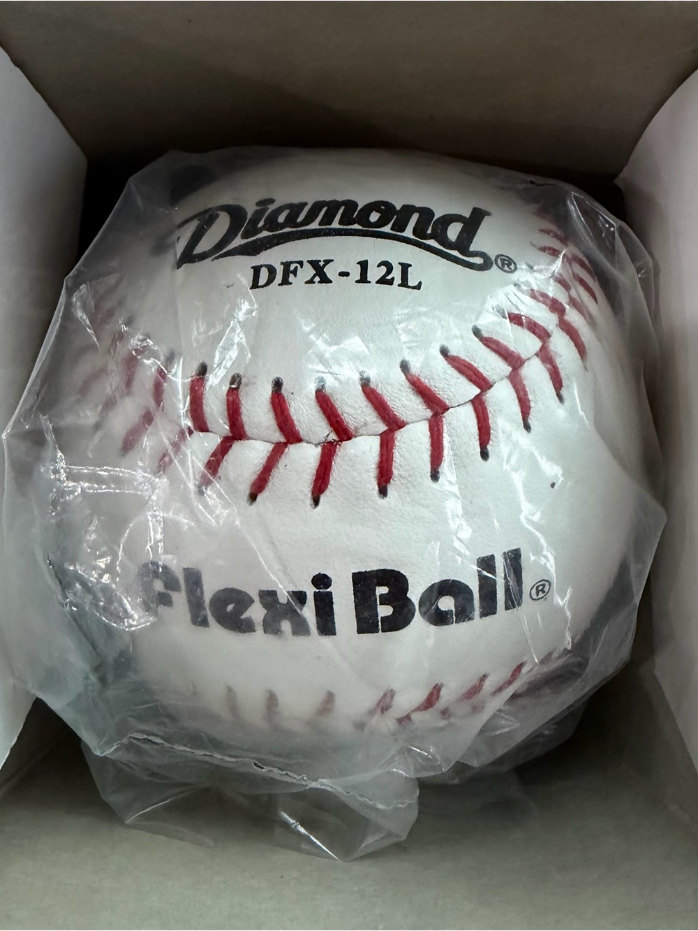 Diamond FlexiBall Soft Touch Core Box - White and Green with Red Logo